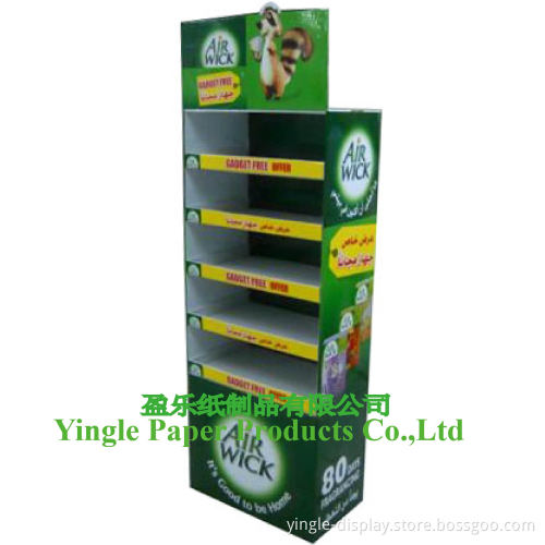 Book Display, 1PC/CTN Paper Display for Airfreshener, Cardboard Display, Corrugated Display with Sign-Board (FD-YL078)
